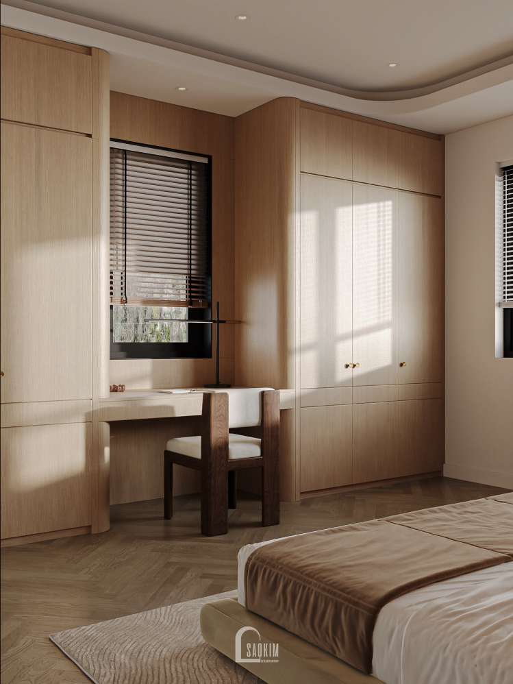 Thiết kế liền kề không gian phòng ngủ con trai Vinhomes Ocean Park 3